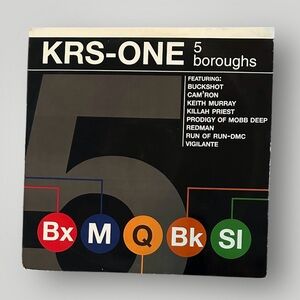 KRS-ONE - 5 Boroughs Single 12” Vinyl Record